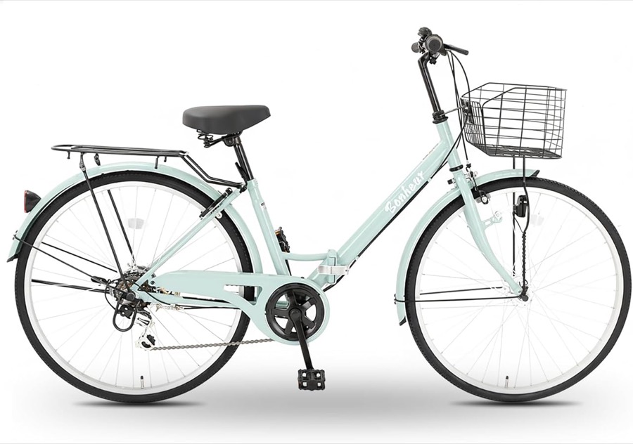 MAKTA シティサイクル 26インチ カゴ付き