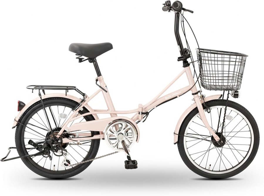 MAKTA 折りたたみ自転車 20インチ カゴ付き